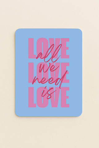 Carte "All we need is Love"