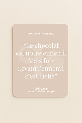 Carte "Face au Cacao"