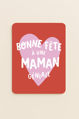 Carte "Maman Géniale"