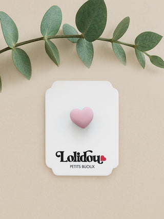 Pin's "Coeur rose clair"
