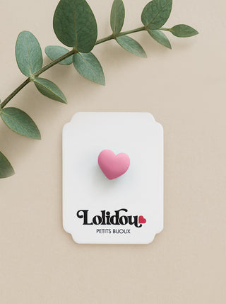 Pin's "Coeur rose foncé"