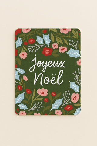 Carte "Jardin de Noël"