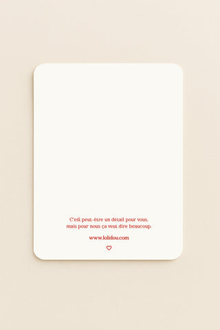 Carte "Petit Rouge-gorge"