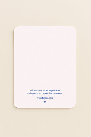 Carte "Coeurs pour Mamie"