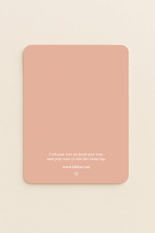 Carte "Fleurs d’Amour"