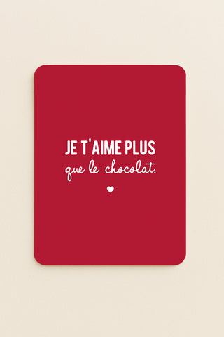 Carte "Amour Chocolaté"