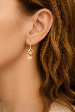 BOUCLES D'OREILLES "PLUME"